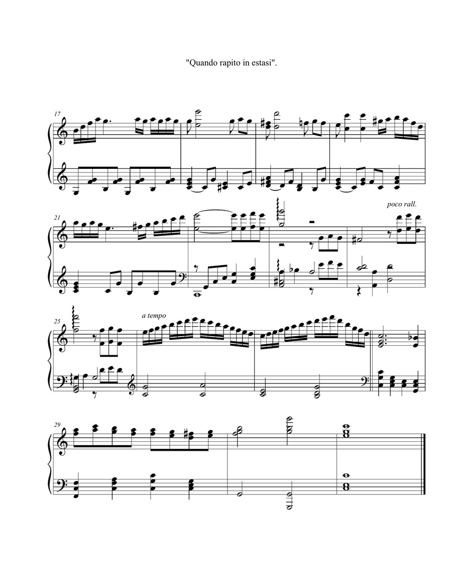 Solo piano arrangements from opera Lucia di Lammermoor Easy Piano scores gallery preview page 4