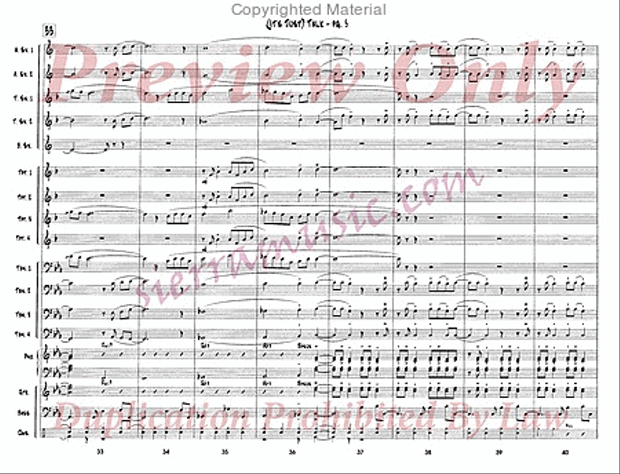 It's Just Talk Big Band scores gallery preview page 6