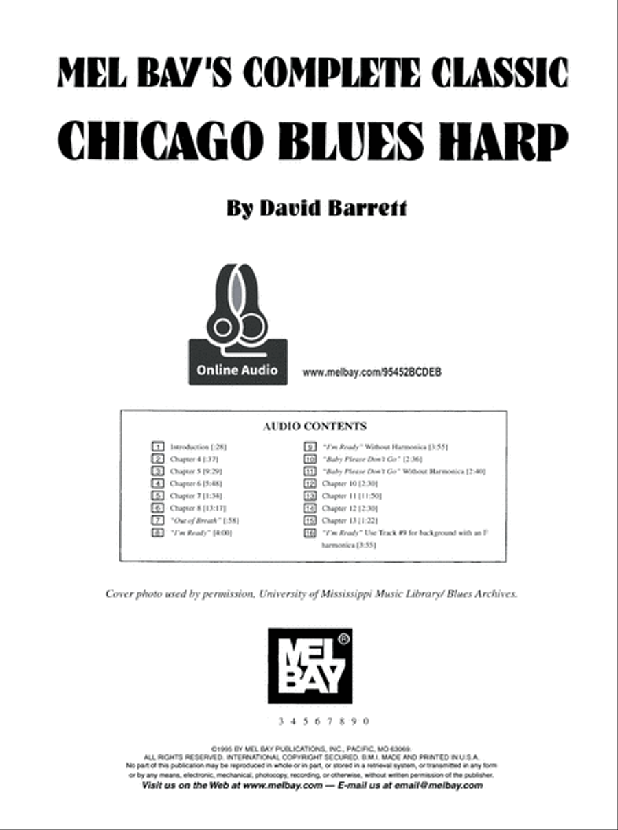 Complete Classic Chicago Blues Harp Harmonica scores gallery preview page 7