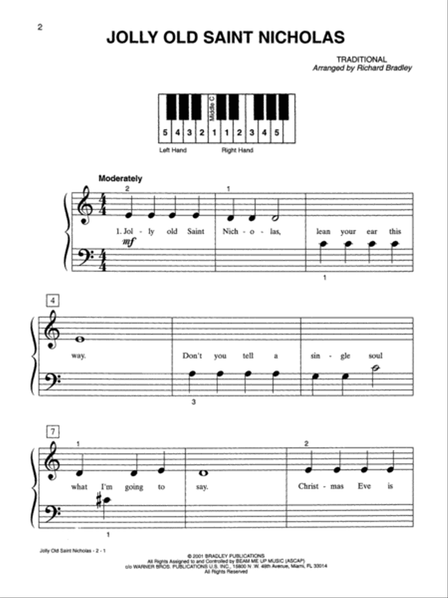 Jolly Christmas Songs Jolly Christmas Songs Easy Piano scores gallery preview page 3