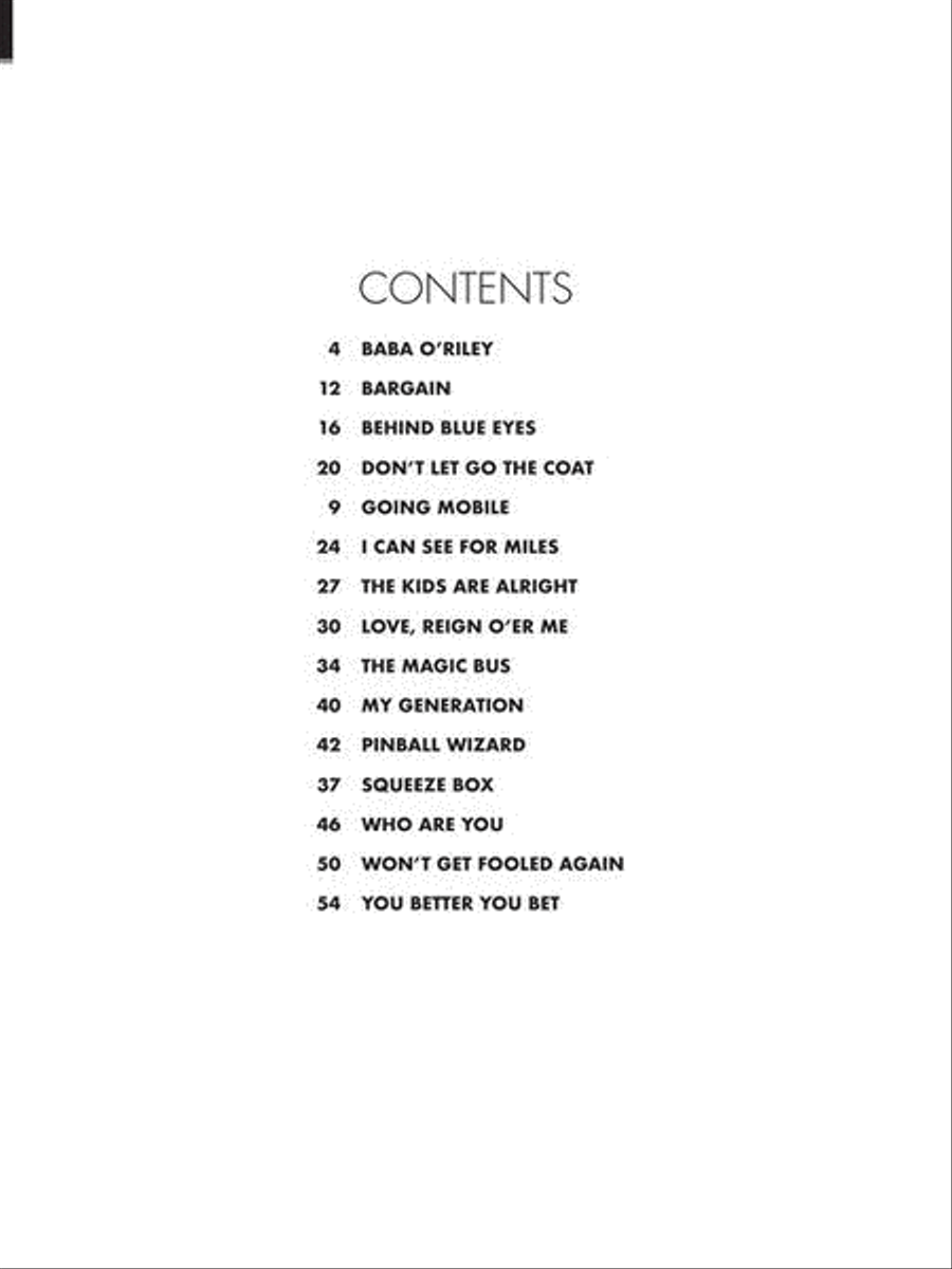The Who for Classical Piano Piano Solo scores gallery preview page 4
