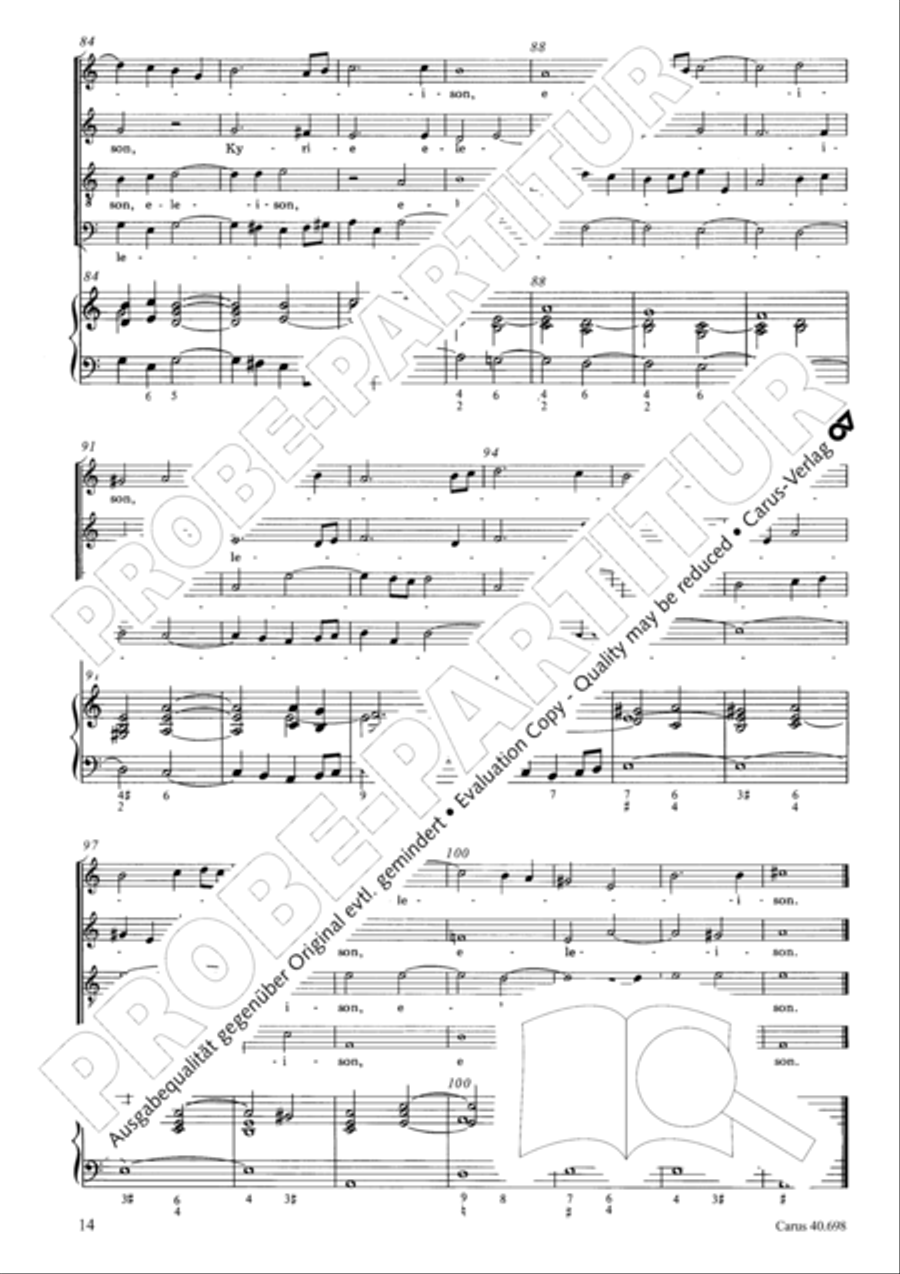 Messa breve SSATB scores gallery preview page 15