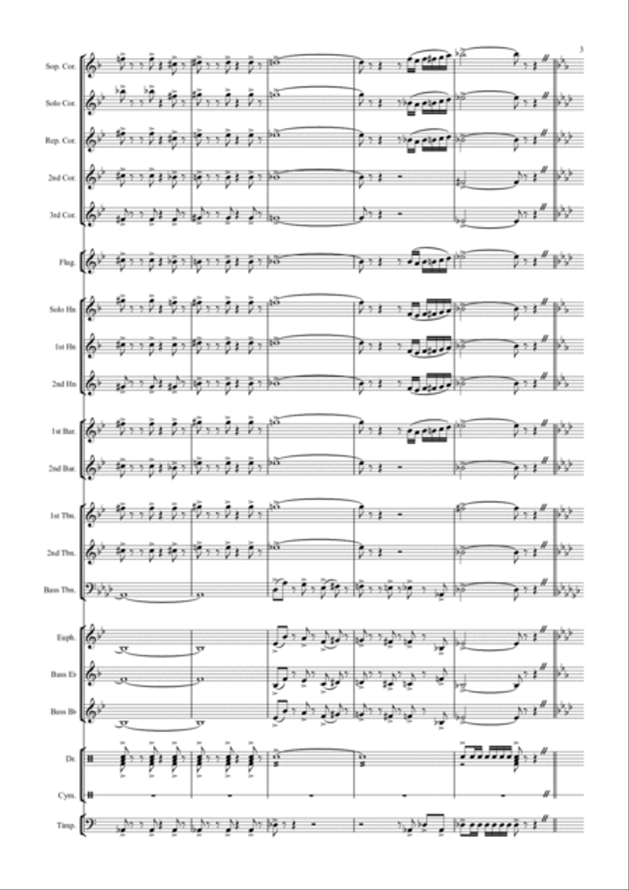 Thunderbirds Thunderbirds Brass Band scores gallery preview page 3