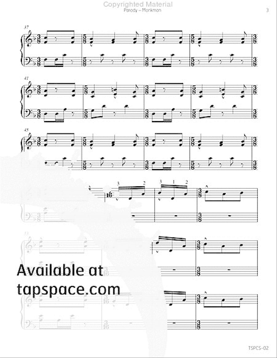 Parody Parody Marimba scores gallery preview page 6