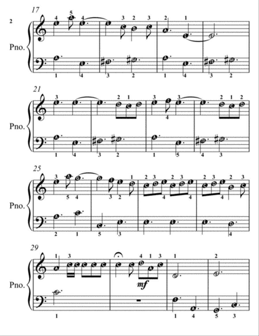 March of the Toys Victor Herbert Easy Piano Sheet Music Easy Piano scores gallery preview page 3