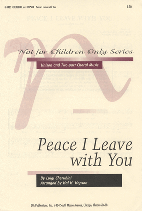 Book cover for Peace I Leave With You