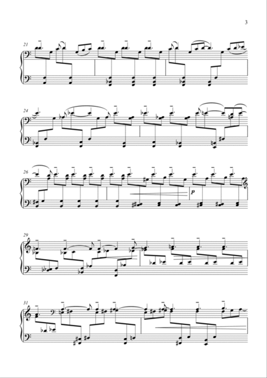 Preludes Inégales Piano Solo scores gallery preview page 5