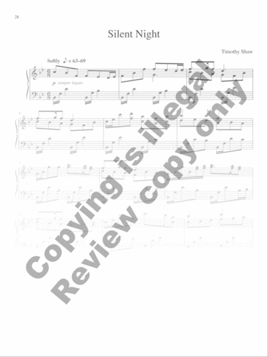 Nativity Scenes Piano Solo scores gallery preview page 15