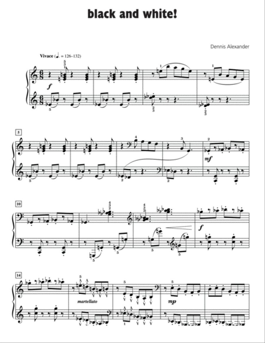 A Splash of Color Piano Solo scores gallery preview page 8