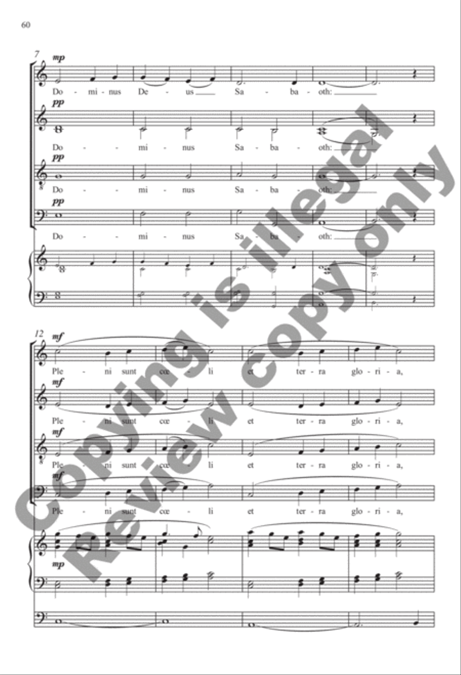 Selected Sacred Choral Works of Julian Wachner, Volume 1 4-Part scores gallery preview page 47