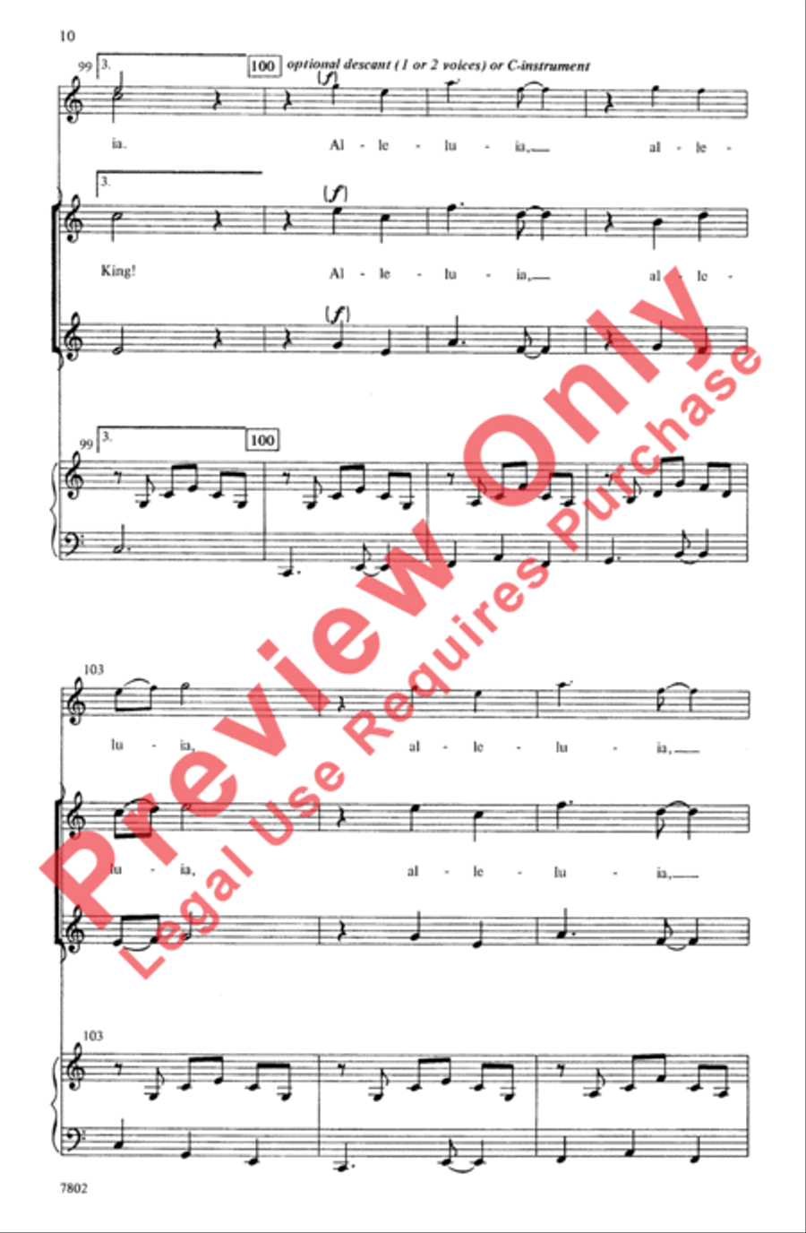Sing a Joyful Alleluia! Sing a Joyful Alleluia! 2-Part scores gallery preview page 10