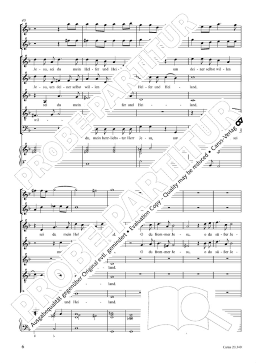 O du allersu!ester und liebster Herr Jesu SSATB scores gallery preview page 7