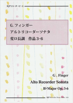 Sonata B-flat Major, Op. 3-6