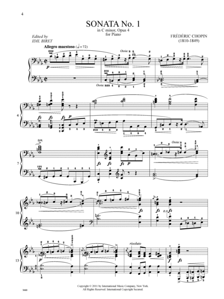 Sonata In C Minor, Opus 4