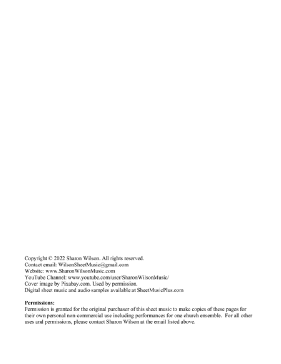 Tell It to Jesus (Easy Flute and/or Violin Duet with Piano Accompaniment) Flute scores gallery preview page 2