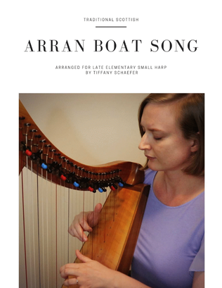 Book cover for Arran Boat Song: Late Elementary Small Harp