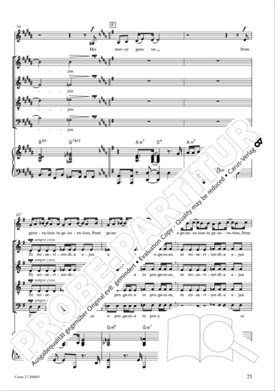 Magnificat 4-Part scores gallery preview page 26
