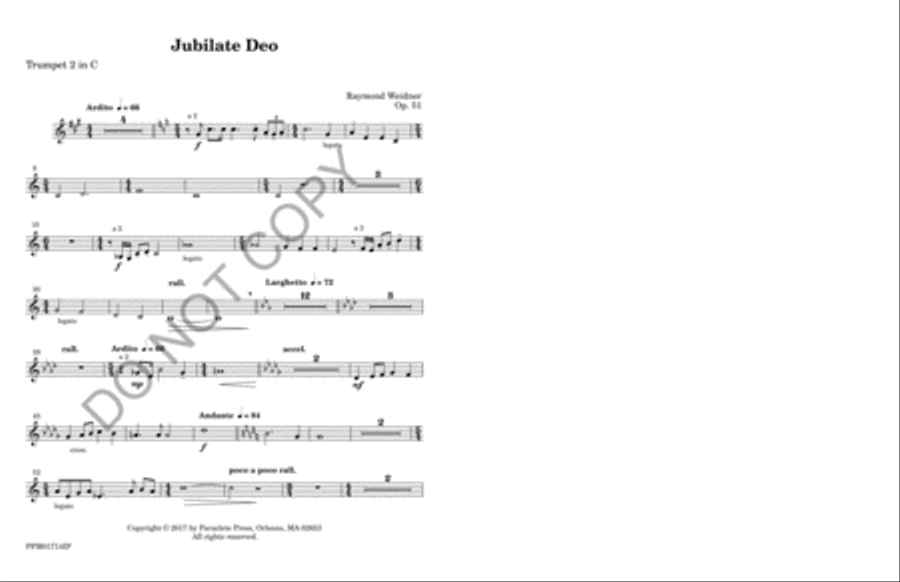 Jubilate Deo Jubilate Deo Trombone scores gallery preview page 6