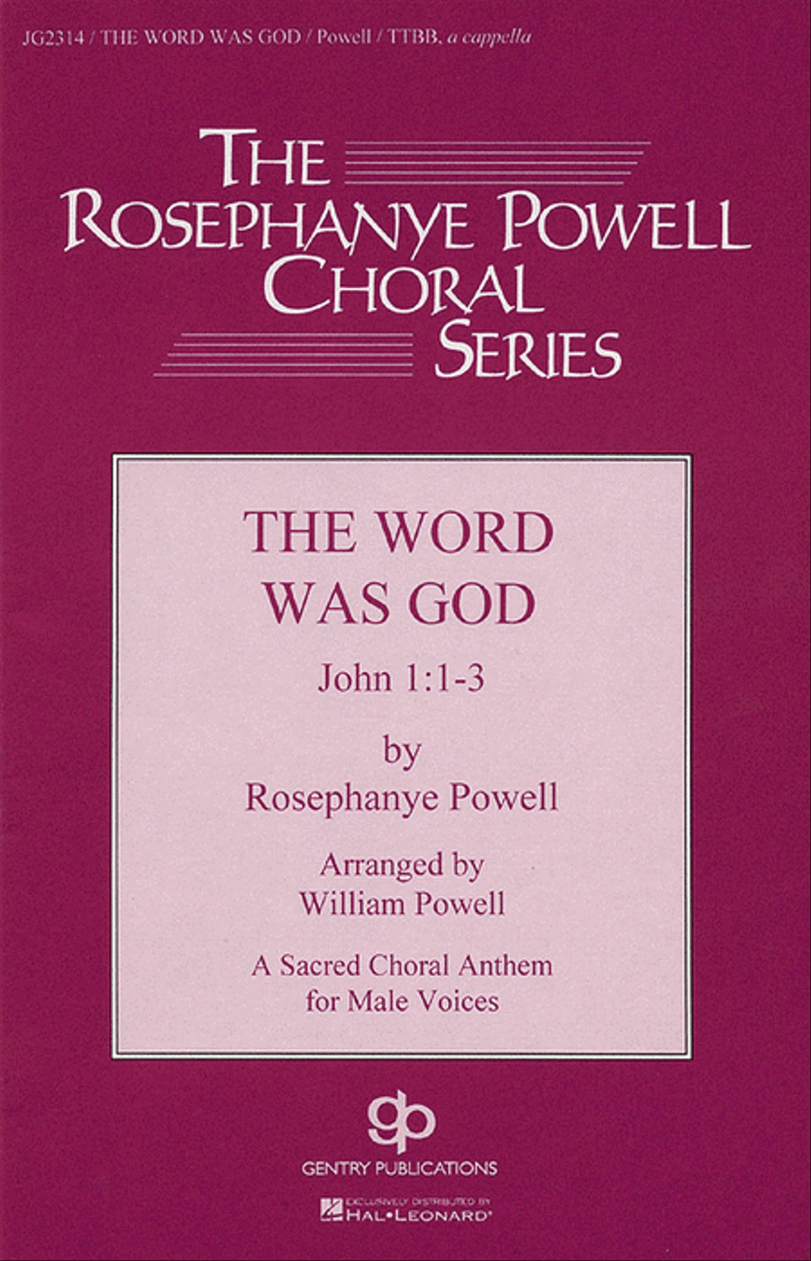 The Word Was God TTBB scores gallery preview page 1