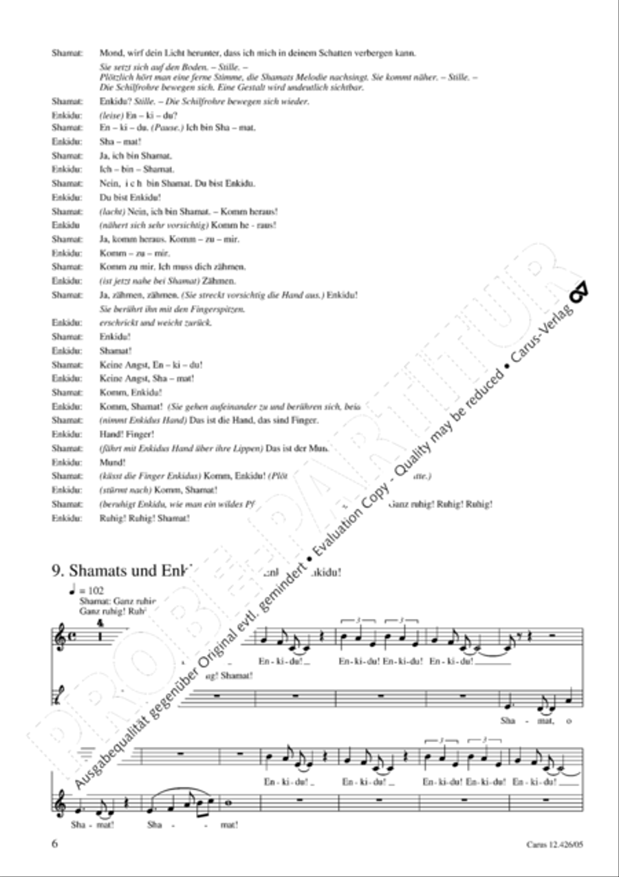 Gilgamesh - Konig von Uruk 3-Part scores gallery preview page 7