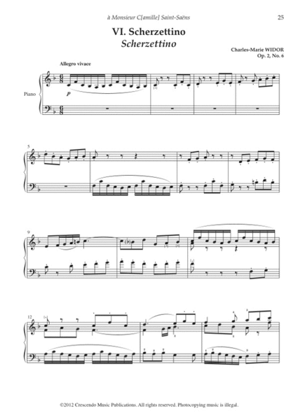 Pages intimes Op. 2, movements 3-6, Op. 2