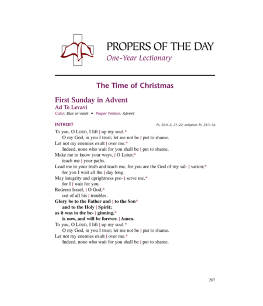 Lutheran Service Book: Propers of the Day Choir scores gallery preview page 19