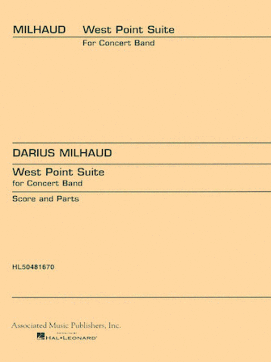 West Point Suite Set of Parts scores gallery preview page 1