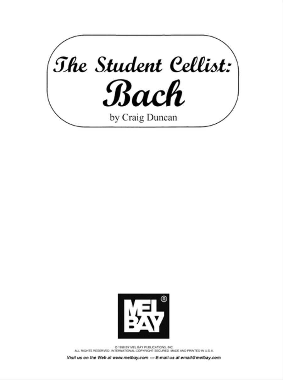 The Student Cellist: Bach Cello scores gallery preview page 2