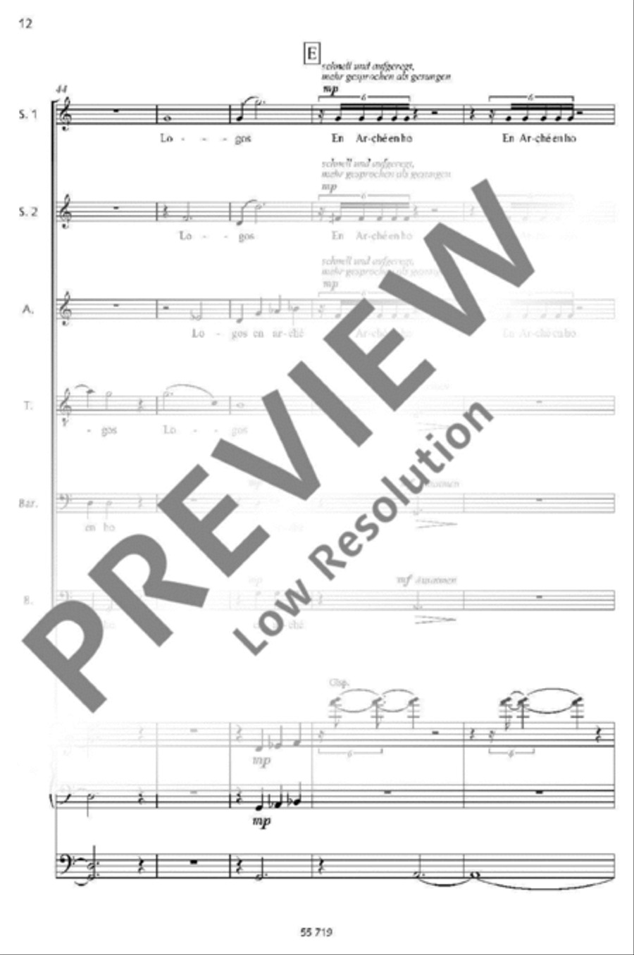 Am Anfang war das Wort Am Anfang war das Wort Children's Choir scores gallery preview page 10