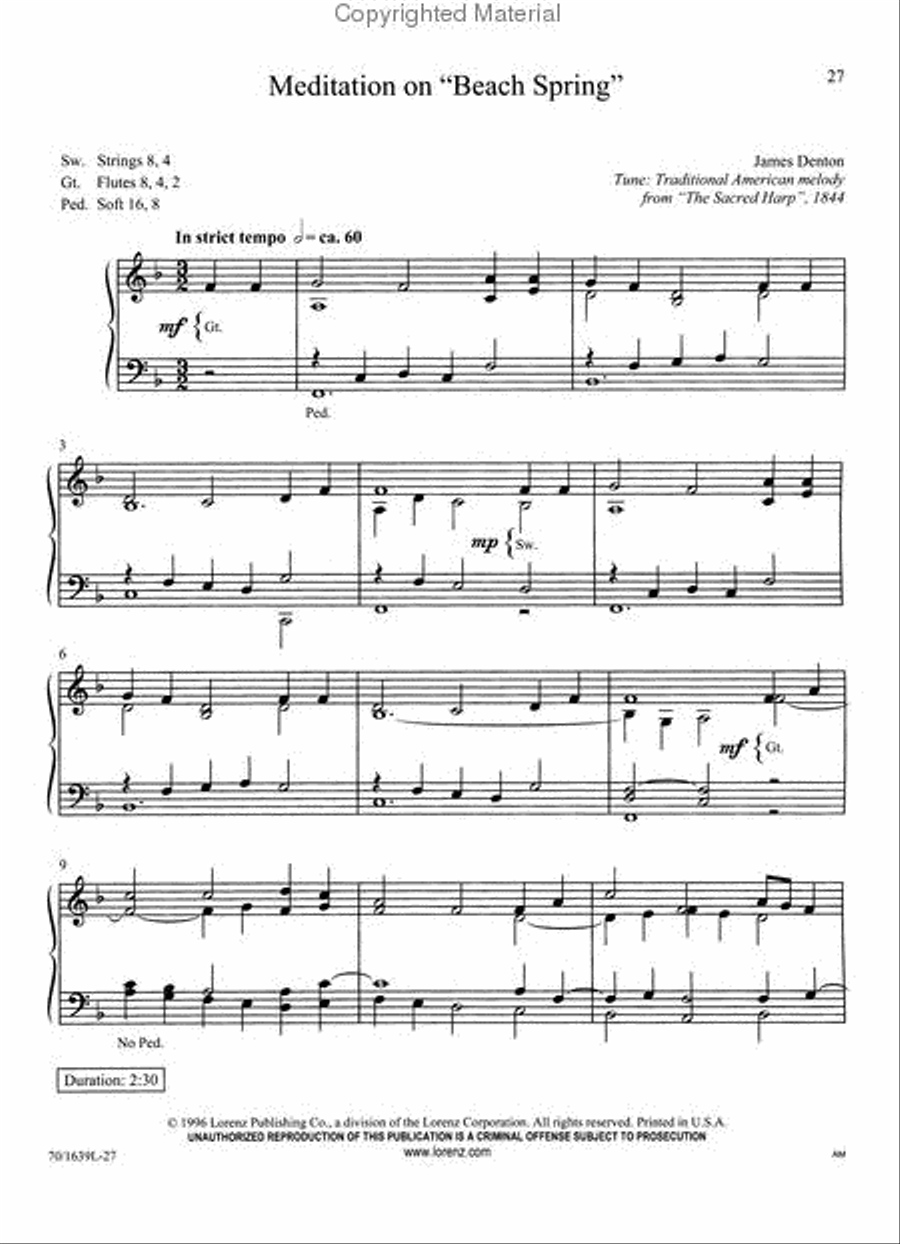 Last-Second Solutions Last-Second Solutions Organ Solo scores gallery preview page 4