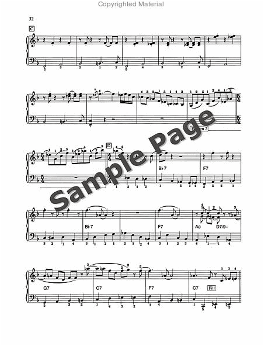 Keyboard On Stage Piano/cassette Piano scores gallery preview page 33