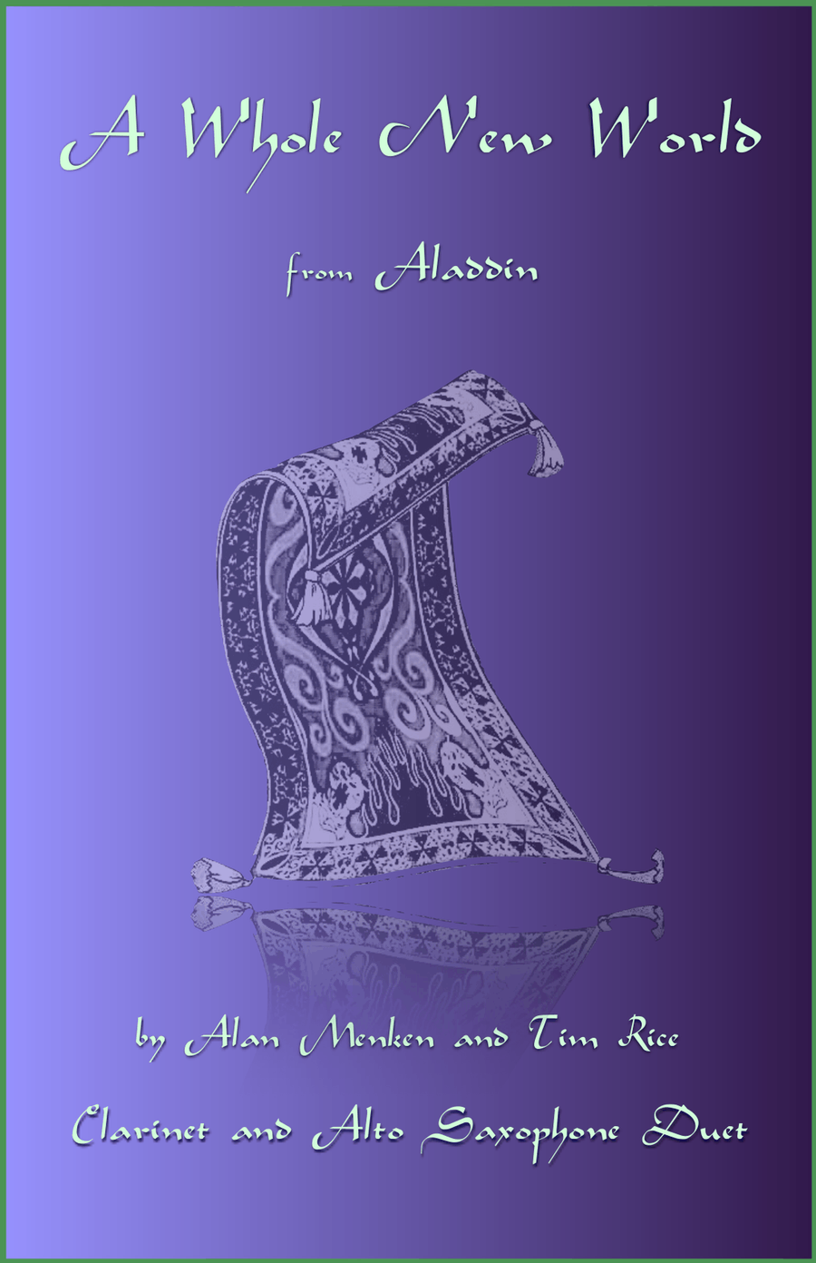 A Whole New World (from 'Aladdin') Woodwind Duet scores gallery preview page 1