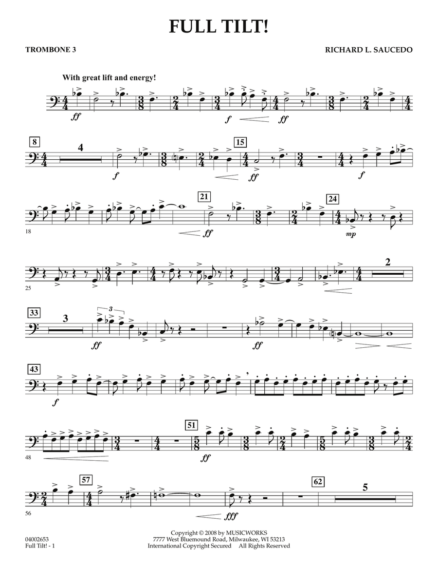 Full Tilt - Trombone 3