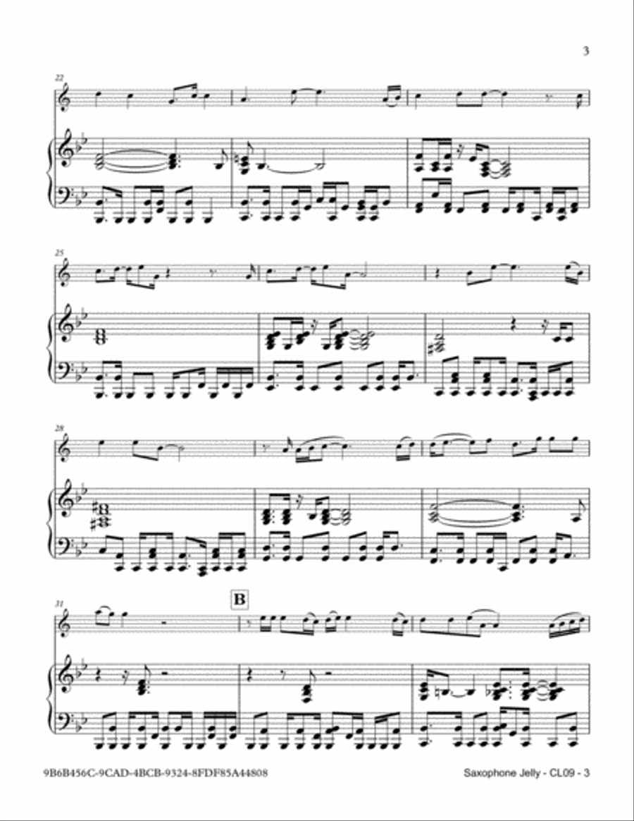 Saxophone Jelly Saxophone scores gallery preview page 3