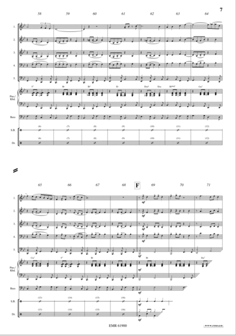 Hello Christmas Woodwind Quintet scores gallery preview page 7