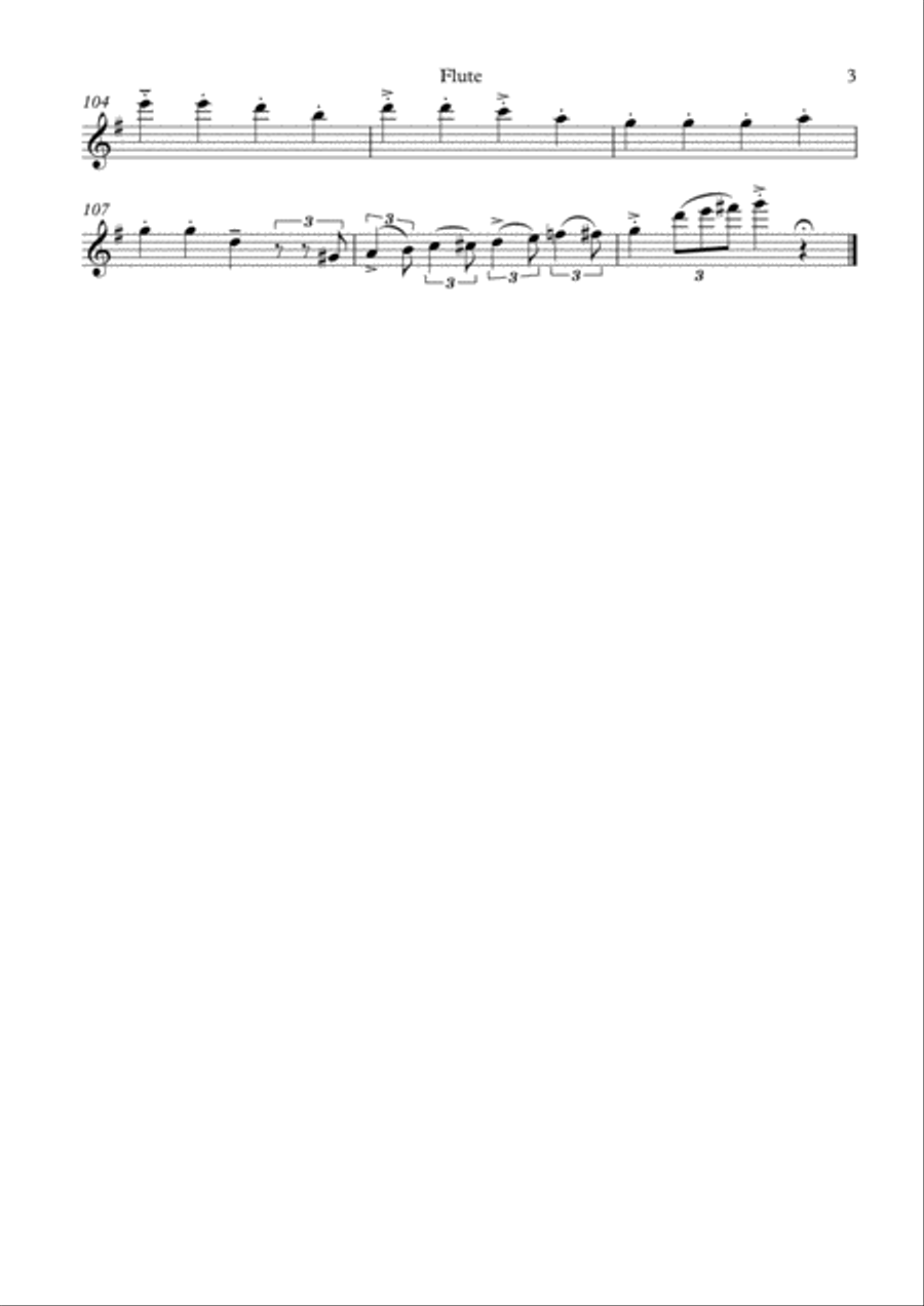 Jingle Bells (Wind Quintet) - Set of Parts [x5] Woodwind Quintet scores gallery preview page 3