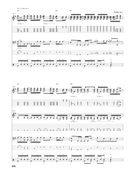 One Little Victory by Rush Guitar - Digital Sheet Music