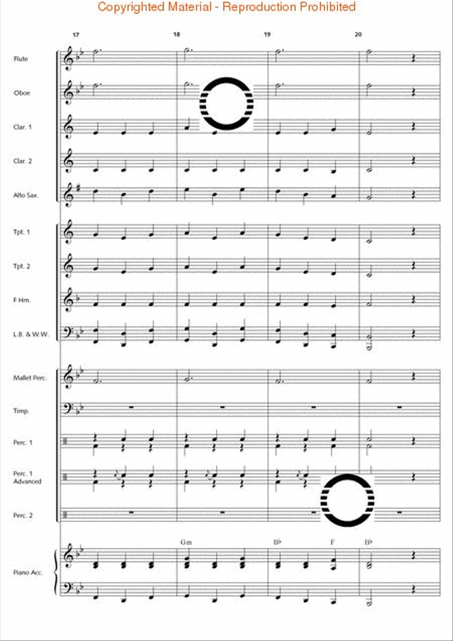 1st Classic Suite 1st Classic Suite Concert Band scores gallery preview page 10