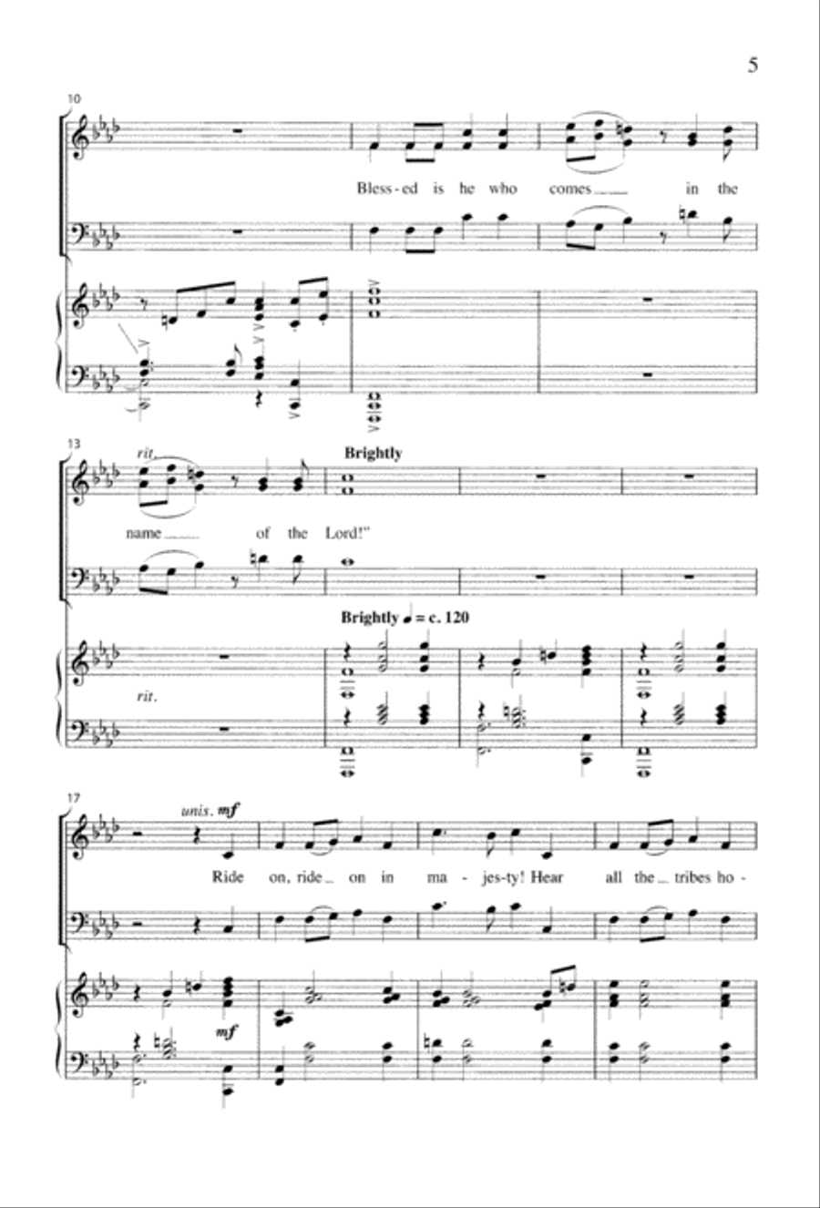Christ the Crucified 3-Part scores gallery preview page 7