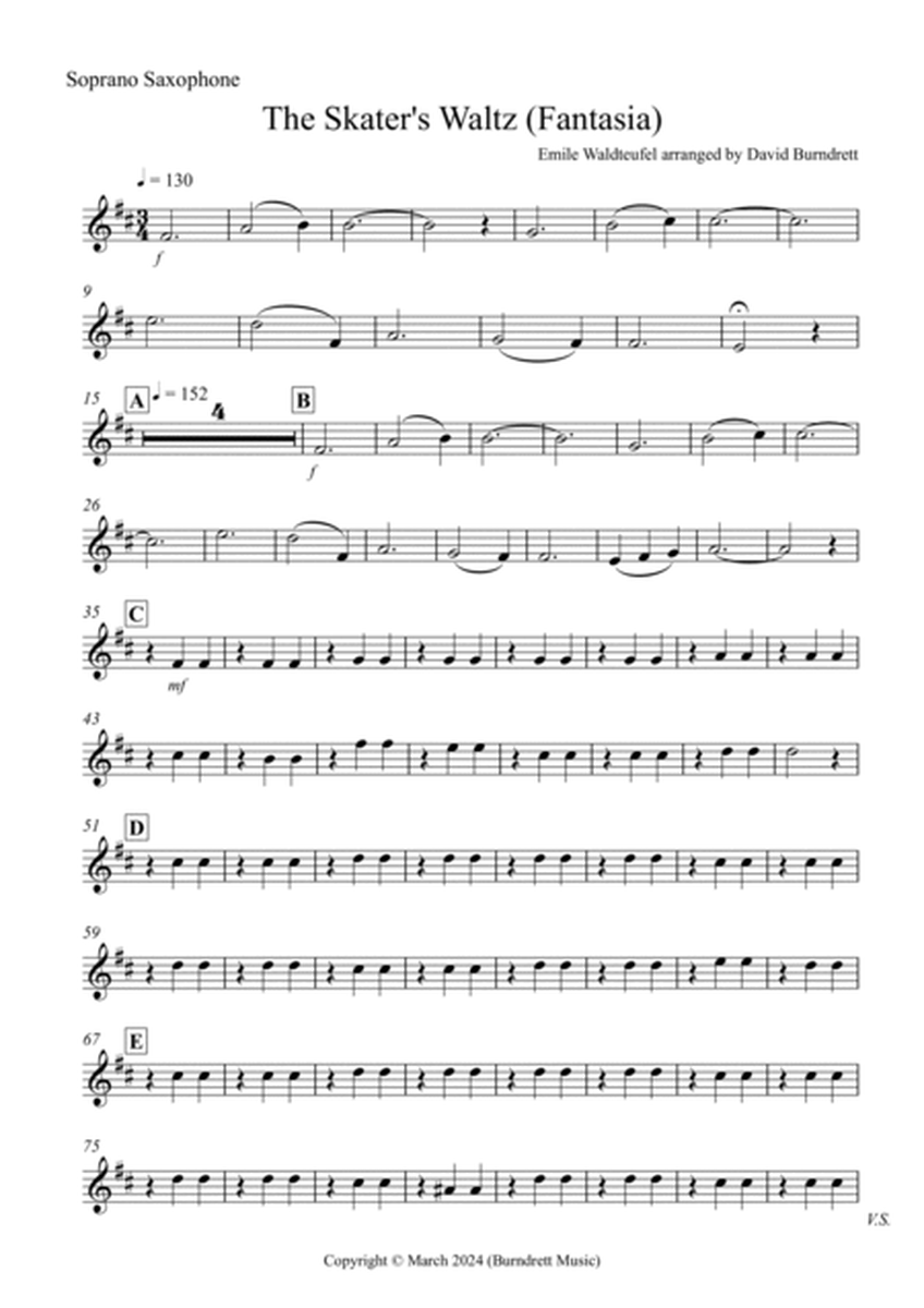 The Skater's Waltz (Fantasia) for Saxophone Quartet image number null