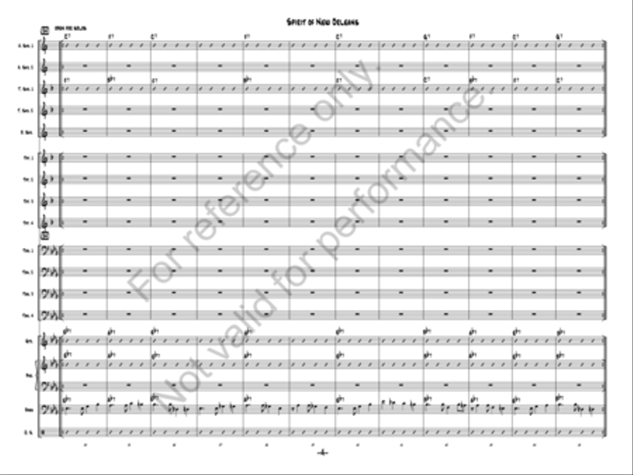 Spirit of New Orleans Spirit of New Orleans Jazz Ensemble scores gallery preview page 5