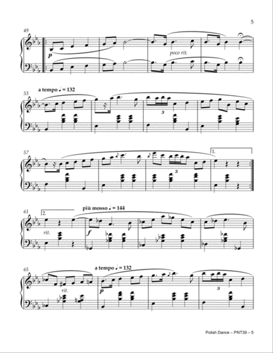 Polish Dance Piano Method scores gallery preview page 5