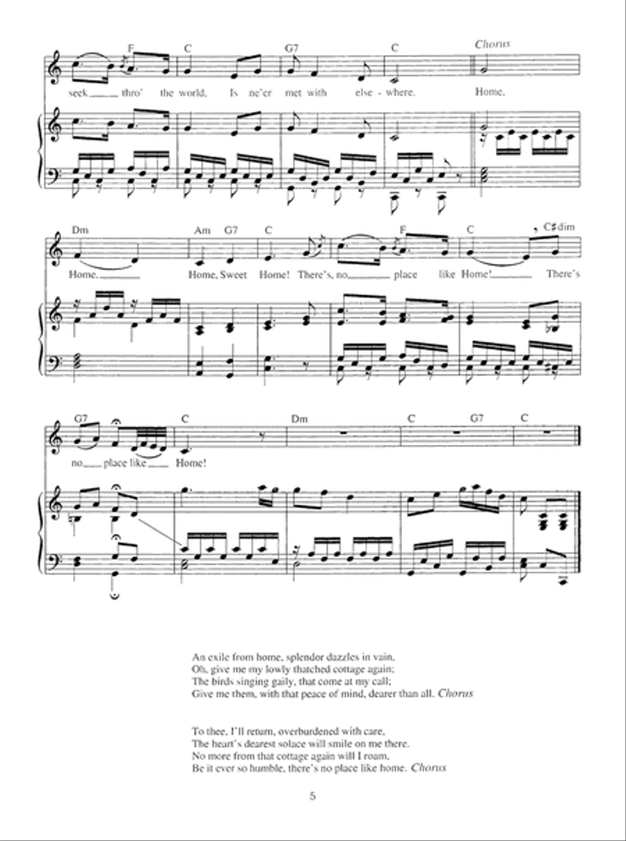 America Sings! Piano, Vocal scores gallery preview page 6