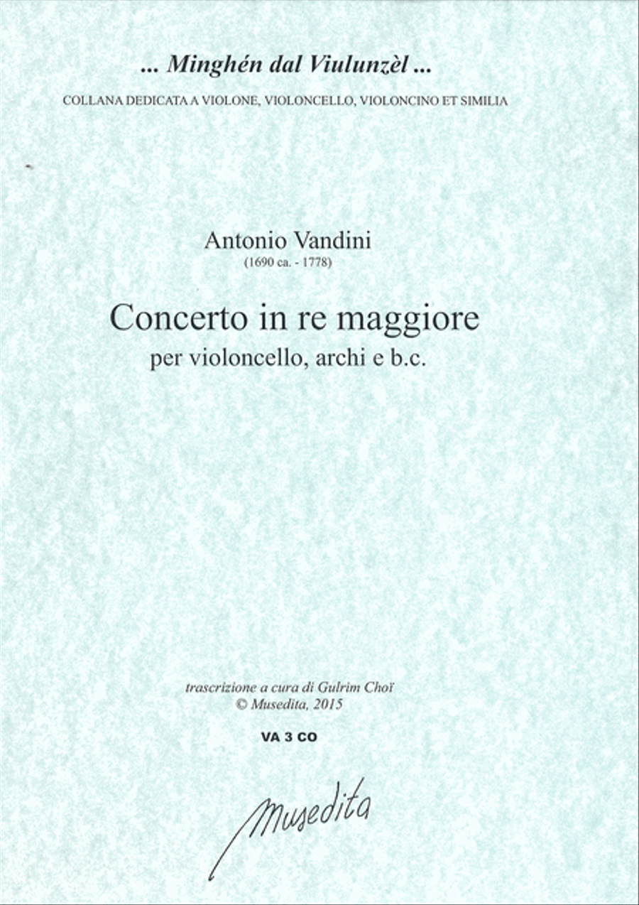 Concerto in re maggiore String Orchestra scores gallery preview page 1