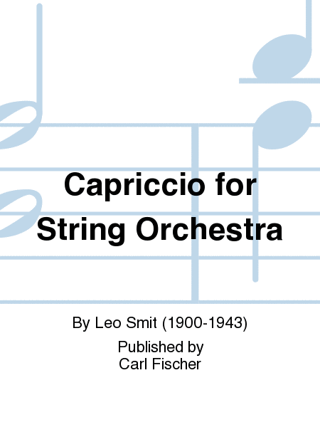Capriccio for String Orchestra