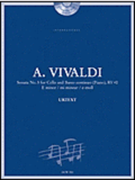 Sonata No. 5 for Cello and Basso continuo (Piano), RV 40 in E minor