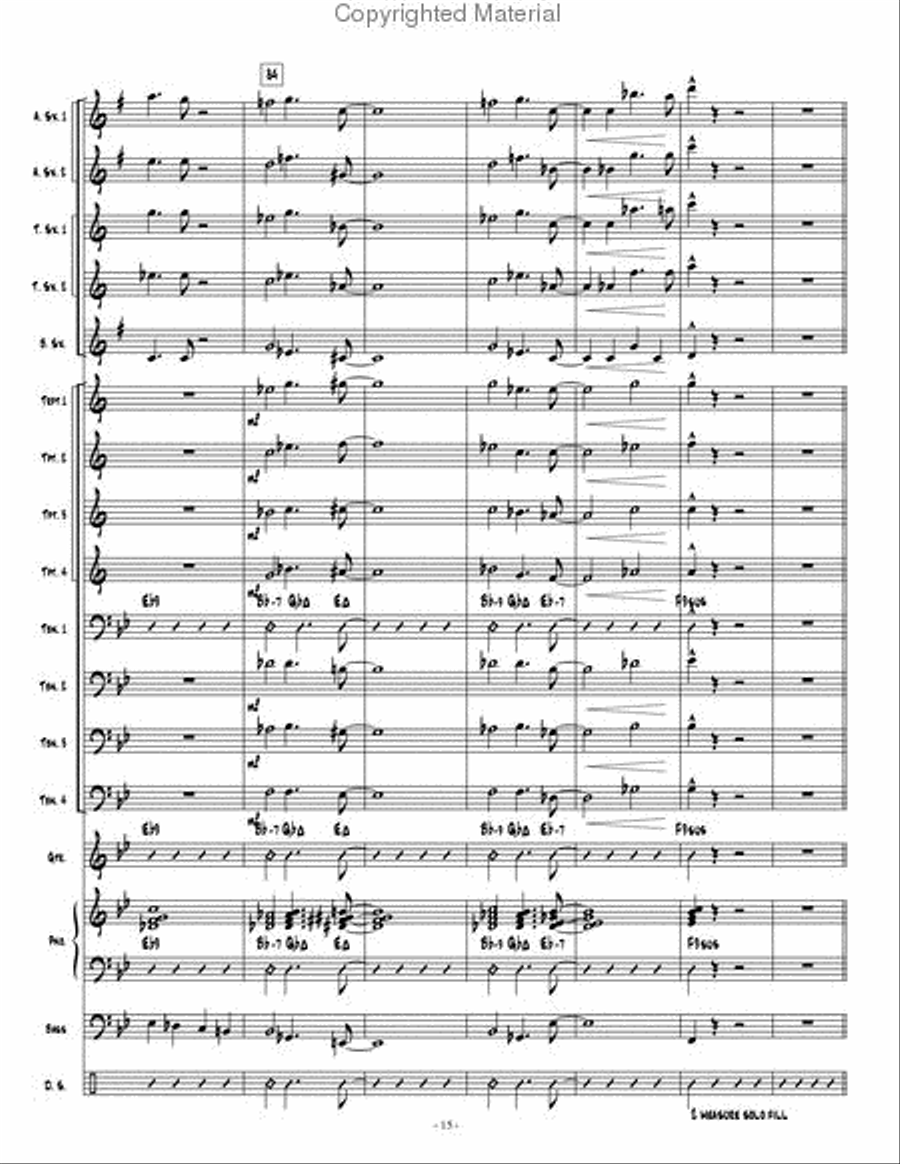 Ice is Nice Jazz Ensemble scores gallery preview page 16