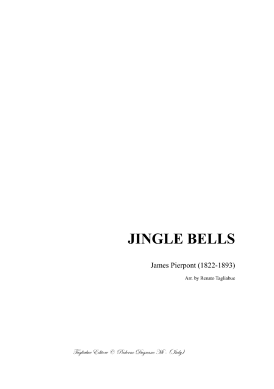 JINGLE BELLS - For SATB Choir 4-Part scores gallery preview page 1