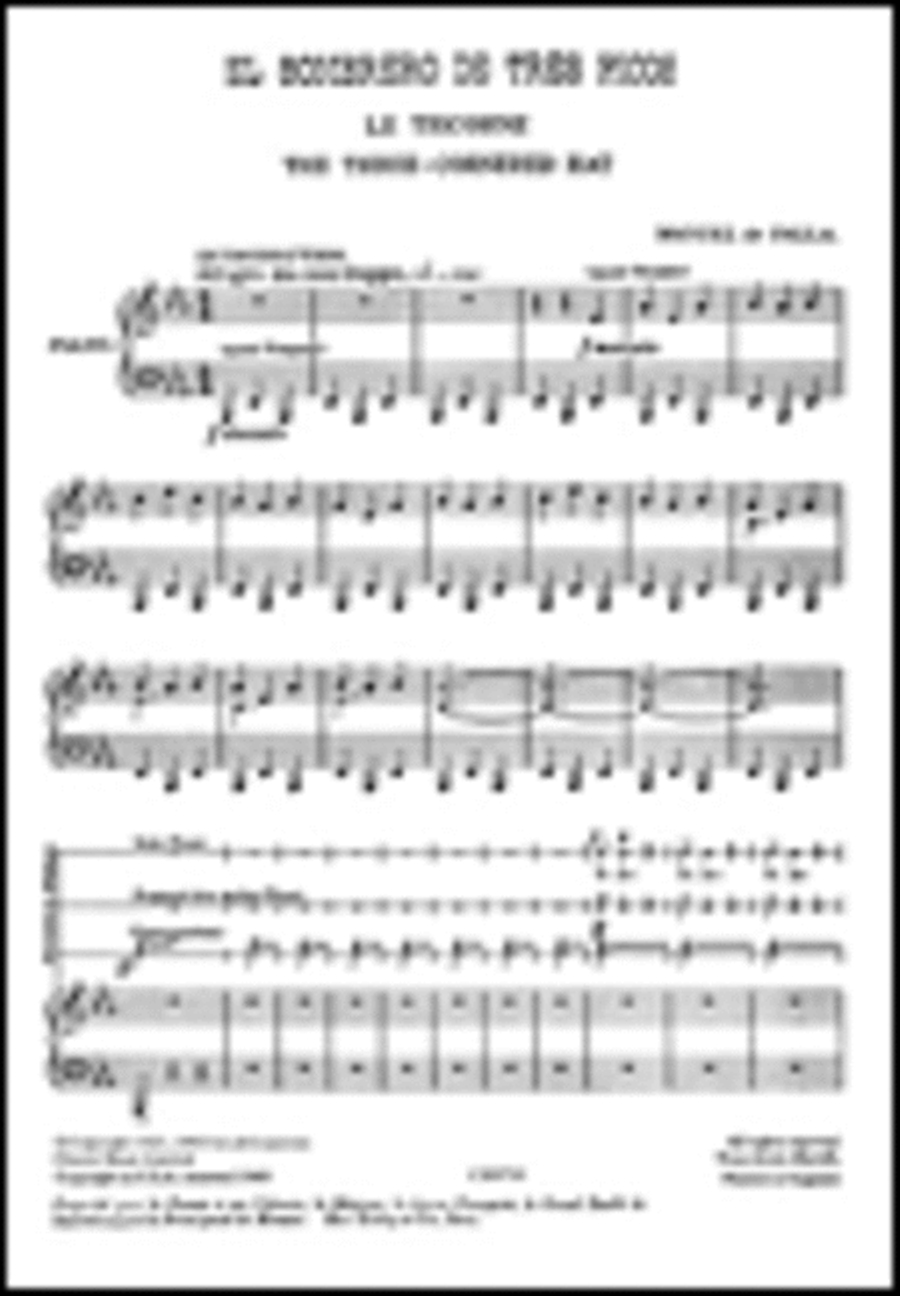 Manuel De Falla: The Three-Cornered Hat (Vocal Score) Mezzo-Soprano Voice scores gallery preview page 1