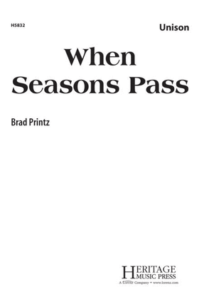 Book cover for When Seasons Pass